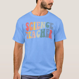 Groovy Science Teacher Pocket Teacher Back to Scho T-Shirt