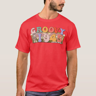 Groovy seit 1945 Retro Hippie 78. Geburtstag Freun T-Shirt