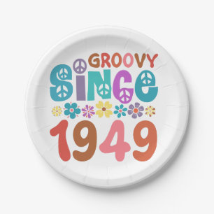 Groovy seit 1949 pappteller