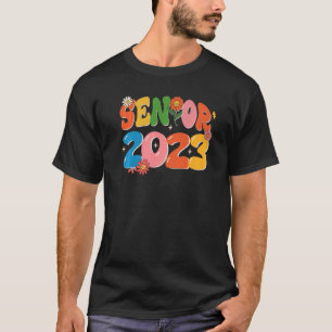 Groovy Senior 2023 Class 2023 Zurück zur Schule Gr T-Shirt
