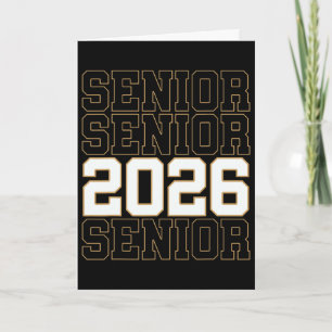 Groovy Senior 2026 Abiturientenklasse 2026 Absolve Karte