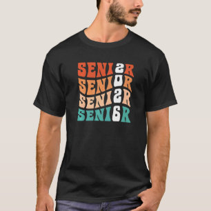 Groovy Senior 2026 Abschluss T-Shirt