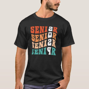Groovy Senior 2029 Abschluss T-Shirt