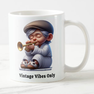 Groovy Senior Citizen Music Legends Kaffeetasse