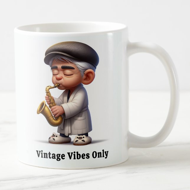 Groovy Senior Citizen Music Legends Kaffeetasse (Von Creator hochgeladen)