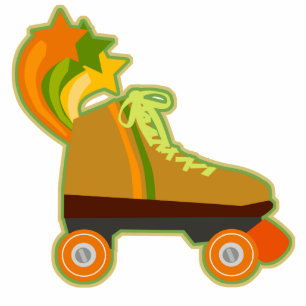 Groovy Skate Cutout Skulptur Freistehende Fotoskulptur