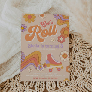 Groovy Skaten Einladung   Roller-Skate