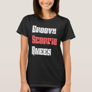 Groovy Skorpion Königin Hippie Vintage Sternzeiche T-Shirt