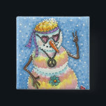 GROOVY SNOWMAN FRIACE SIGN CHRISTMAS HOLIDAY BUTTO BUTTON<br><div class="desc">KRAWATTE DYED GROOVY SNOWMAN BUTTON Square *Anpassen ... .Suchen nach übereinstimmenden Elementen Susan Brack Design</div>