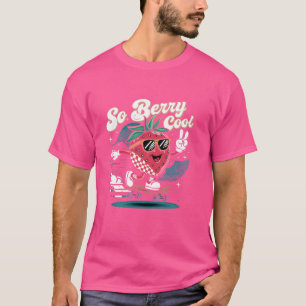 Groovy So Berry Cool Frucht Lover Strawberry Saiso T-Shirt