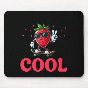 Groovy So Berry Cool Fruchtliebhaber Erdbeersaison Mousepad
