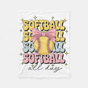 Groovy Softll Kokette Bow Softll Liebhaber Softll Fleecedecke