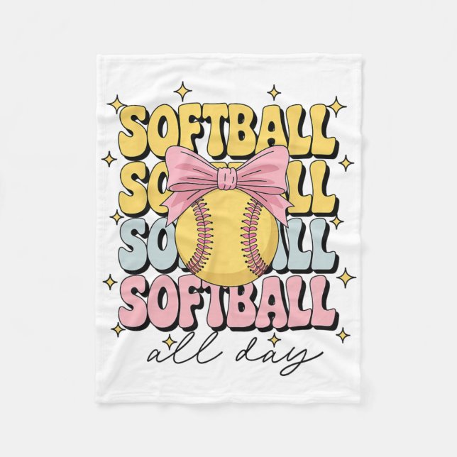 Groovy Softll Kokette Bow Softll Liebhaber Softll  Fleecedecke (Vorderseite)