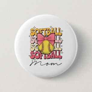 Groovy Softll Mama Mutter Kokette Schleife Softll Button