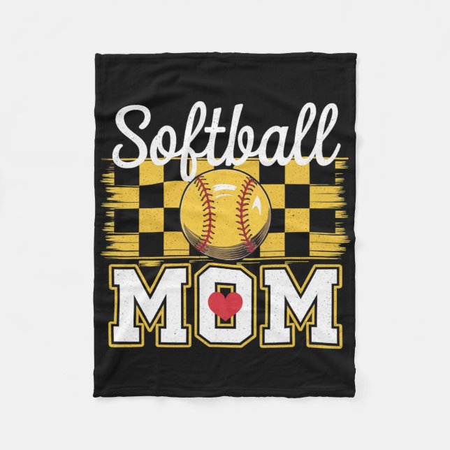 Groovy Softll Mom Mother Softll Mom  Fleecedecke (Vorderseite)