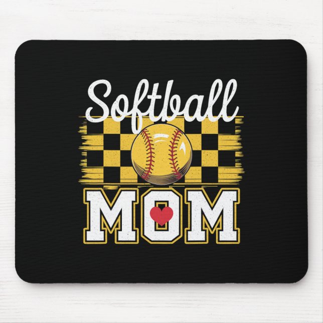 Groovy Softll Mom Mother Softll Mom  Mousepad (Vorne)
