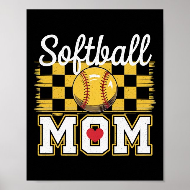 Groovy Softll Mom Mother Softll Mom  Poster (Vorne)