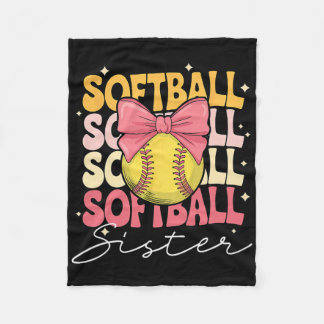 Groovy Softll Sister Coquette Bow Softll Fleecedecke