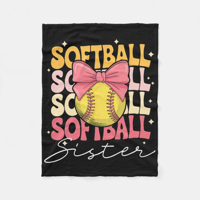 Groovy Softll Sister Coquette Bow Softll  Fleecedecke (Vorderseite)