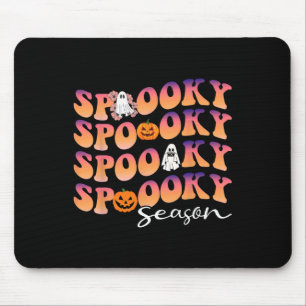 Groovy Spooky Season niedlich Pumpkin Halloween Mousepad
