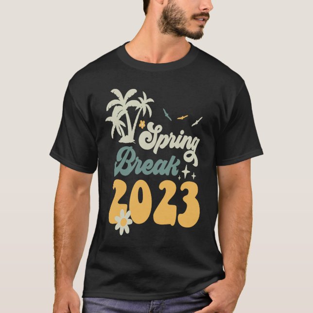 Groovy Spring Break 2023 Style Matching Group T-Shirt (Vorderseite)
