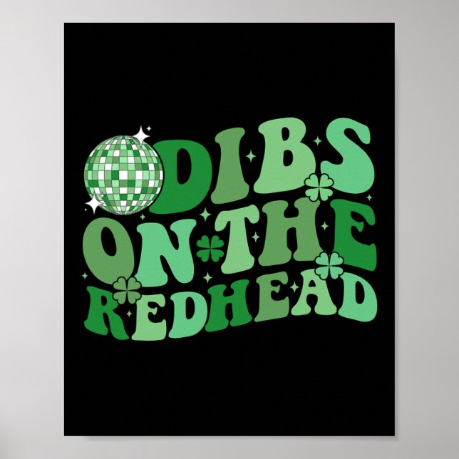 Groovy St Patricks Day Disco Poster (Vorne)