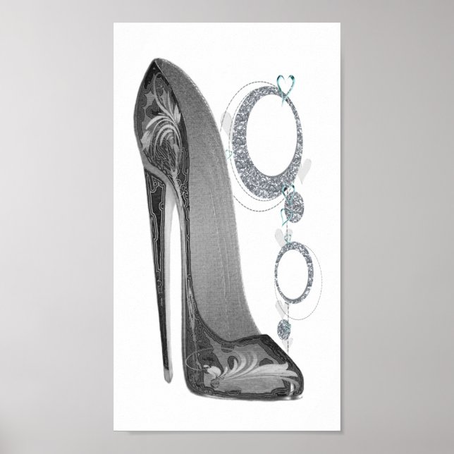 Groovy Stiletto und Sparkle Bling Poster (Vorne)