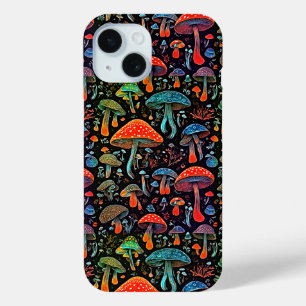 Groovy Style - Lebhafte biolumineszierende Pilze Case-Mate iPhone Hülle