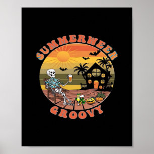 Groovy Summerween für erfrischende Wärme Classic Poster