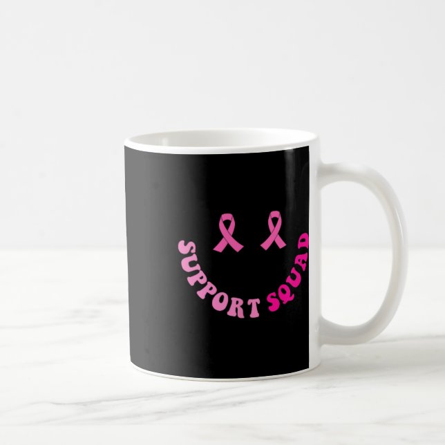 Groovy Support Squad Brustkrebs Bewusstsein 2 Kind Kaffeetasse (Rechts)