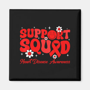 Groovy Support Squad Herz-Kreislauf-Bewusstseinsta Magnet