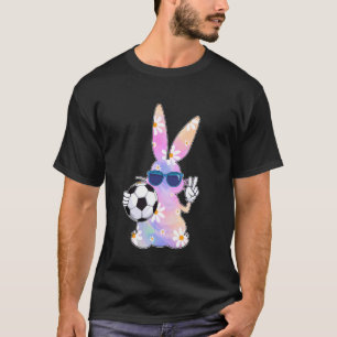 Groovy Süßer Osterhase Fußball Ostertag Männer Jun T-Shirt