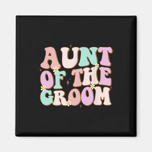Groovy Tante des Groom Polterabend Tante Magnet