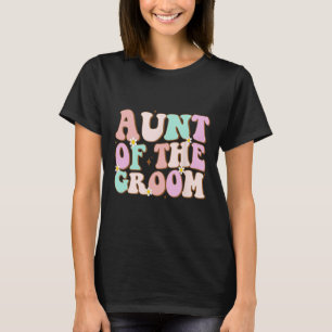 Groovy Tante des Groom Polterabend Tante T-Shirt
