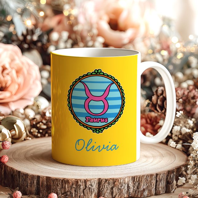 Groovy Taurus Custom Kaffeetasse (Von Creator hochgeladen)