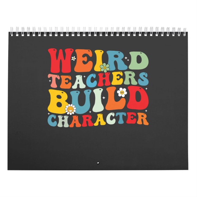 Groovy Teacher Build-Charakter Kalender (Titelbild)