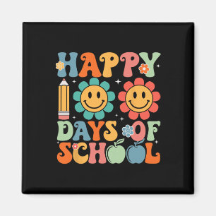 Groovy Teacher Student 100. Tag der Schule glückli Magnet