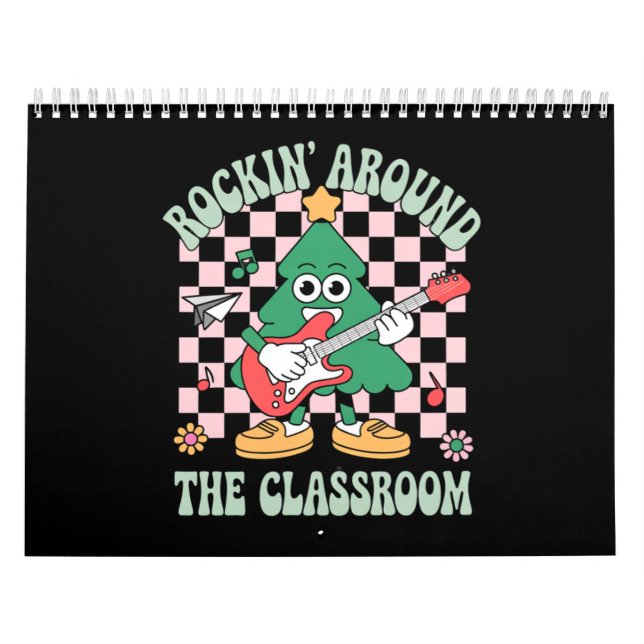 Groovy Teacher Xmas Rockin' Rund um das Klassenzim Kalender (Titelbild)