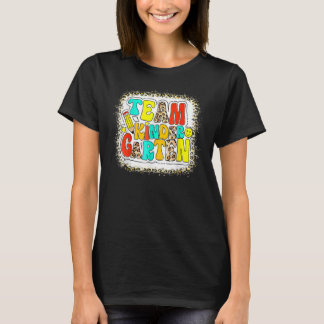 Groovy Team Kindergarten Leopard zurück zur Schule T-Shirt