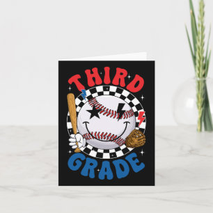 Groovy Third Grade Team Baseball erster Tag von Sc Karte