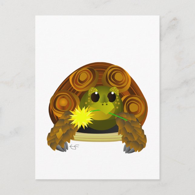 Groovy Tortoise Postkarte (Vorderseite)