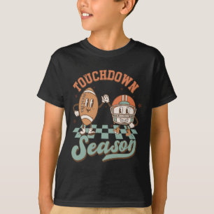 Groovy Touchdown Season Footbyll Blitz Ga T-Shirt
