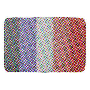 Groovy Trippy Abstract Cupioromantische Pride-Flag Badematte