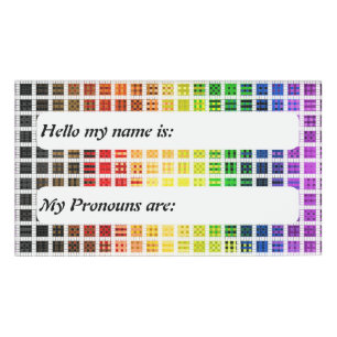 Groovy Trippy Abstract Graffiti Agender Stolzflagg Namenschild