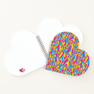 Groovy Trippy-Quirky-Pansexual-Prix Notizbuch