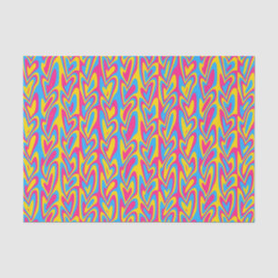 Groovy Trippy-Quirky-Pansexual-Prix Seidenpapier