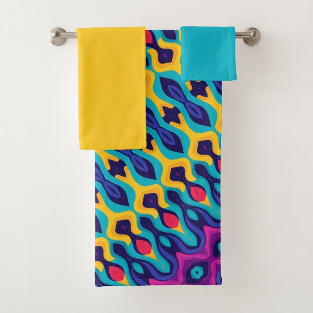 Groovy Tropic Echo Badhandtuch Set (Insitu)