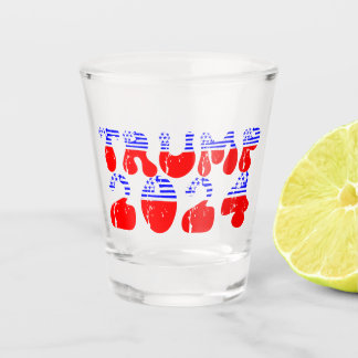 Groovy Trump 2024 Patriotisch Schnapsglas