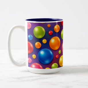 groovy Tupfen Zweifarbige Tasse