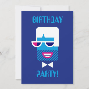 Groovy Typ Einladung